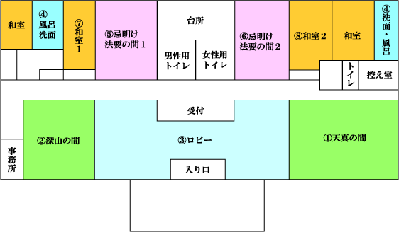 いつき会館間取り図